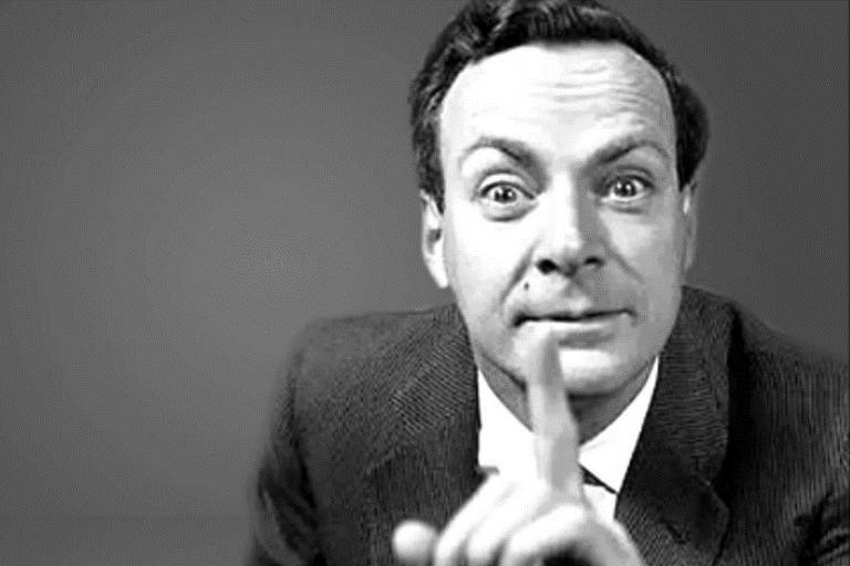 Físico Richard Feynman, criador da Técnia Feynman para ensino e aprendizagem.